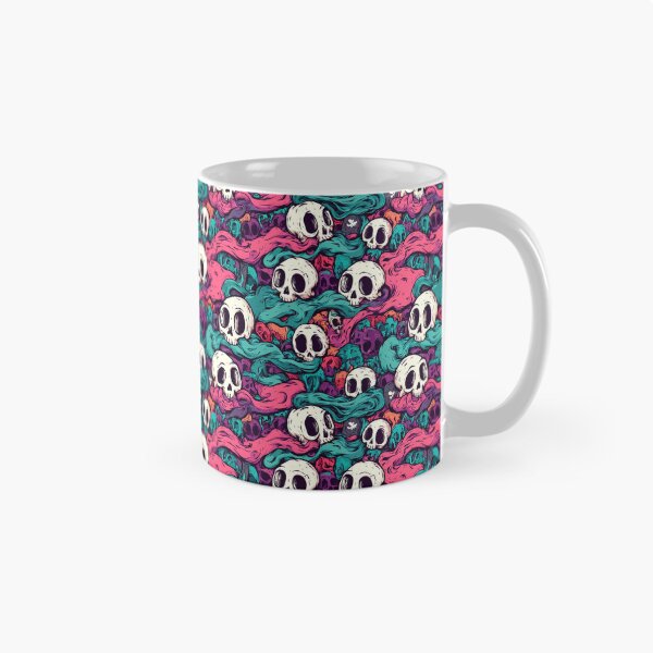 Item preview, Spooky Cartoon Skulls Street Style Pattern designed and sold by Derek Gillette.