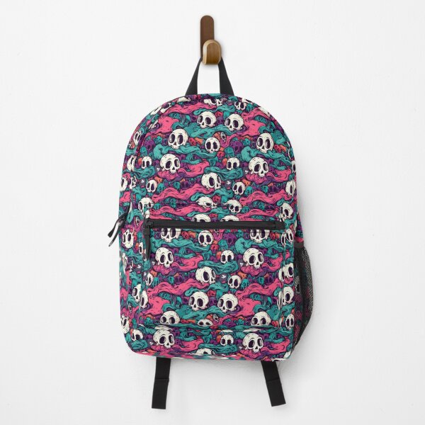 Item preview, Spooky Cartoon Skulls Street Style Pattern designed and sold by Derek Gillette.
