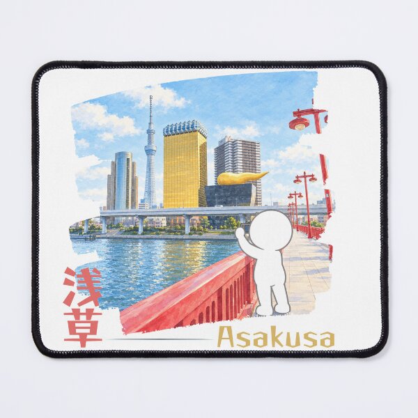 Item preview, Asakusa Tokyo Skyline Photography - Skytree Sumida River Pictogram designed and sold by japan-picto.