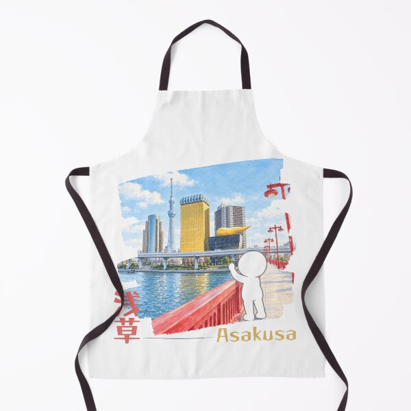 Item preview, Asakusa Tokyo Skyline Photography - Skytree Sumida River Pictogram designed and sold by japan-picto.