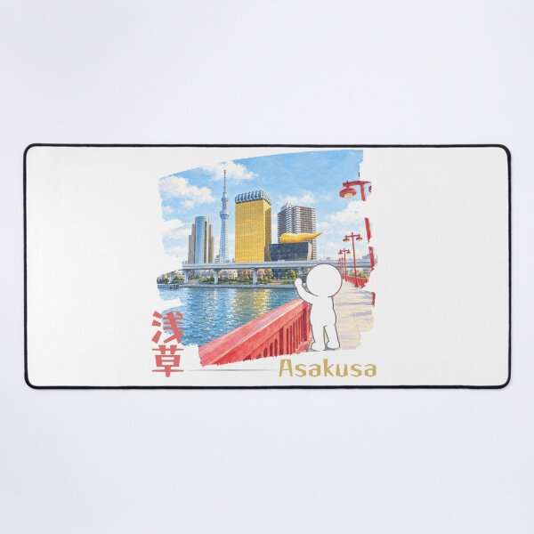 Item preview, Asakusa Tokyo Skyline Photography - Skytree Sumida River Pictogram designed and sold by japan-picto.
