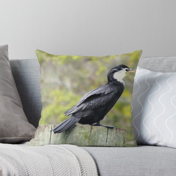 Item preview, Cormorant sitting on a wooden perch designed and sold by aligata1970.