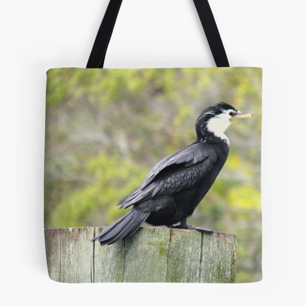 Item preview, Cormorant sitting on a wooden perch designed and sold by aligata1970.