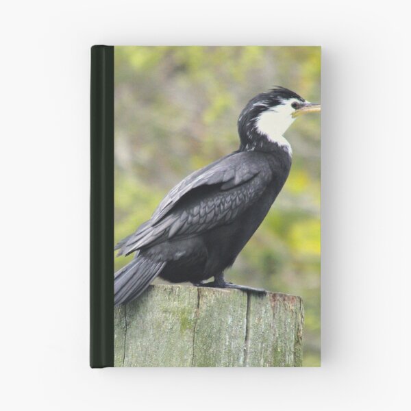 Item preview, Cormorant sitting on a wooden perch designed and sold by aligata1970.