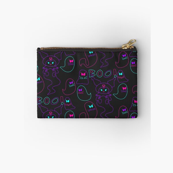 Item preview, Kuromi the Ghost (w/ Tail, Neon Outline) designed and sold by WolfWhispersShop.