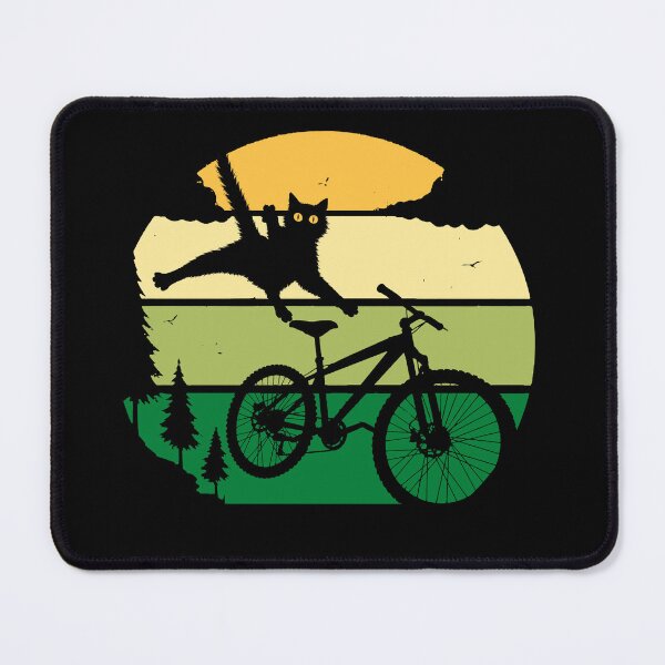 Item preview, Happy pet design: downhill MTB jumping cat #3 designed and sold by UrbanTRIP.