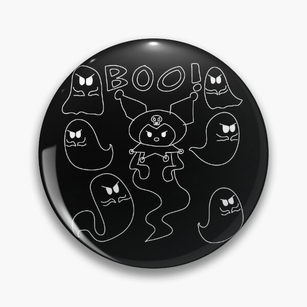 Item preview, Kuromi the Ghost (w/ Tail, White Outline) designed and sold by WolfWhispersShop.