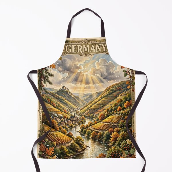 Item preview, Germany — Moselle Valley: Vineyards Beneath the Clouds designed and sold by DibujandoPorfa.