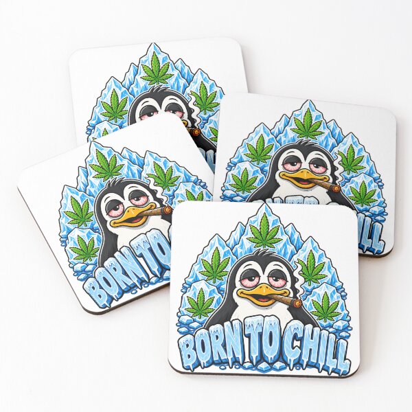 Item preview, WEED HUMOR PENQUIN STYLE designed and sold by Geno59l.