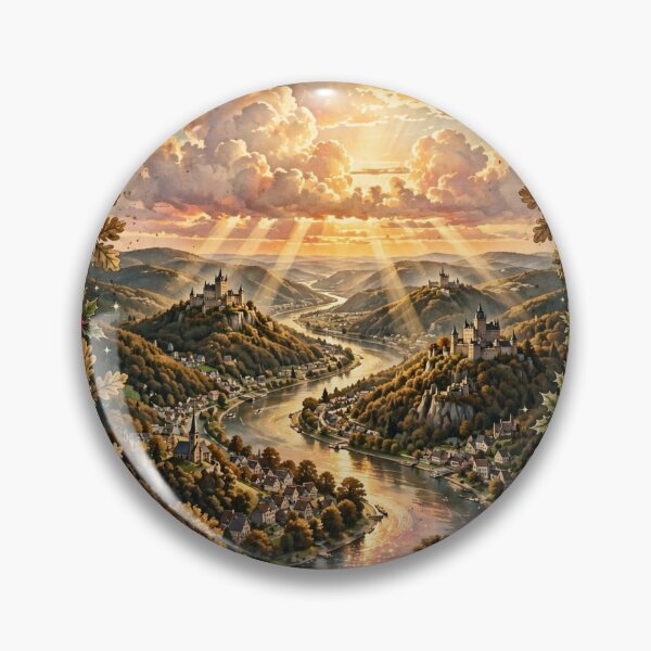 Item preview, Germany — Rhine Valley: Castles Along the River designed and sold by DibujandoPorfa.