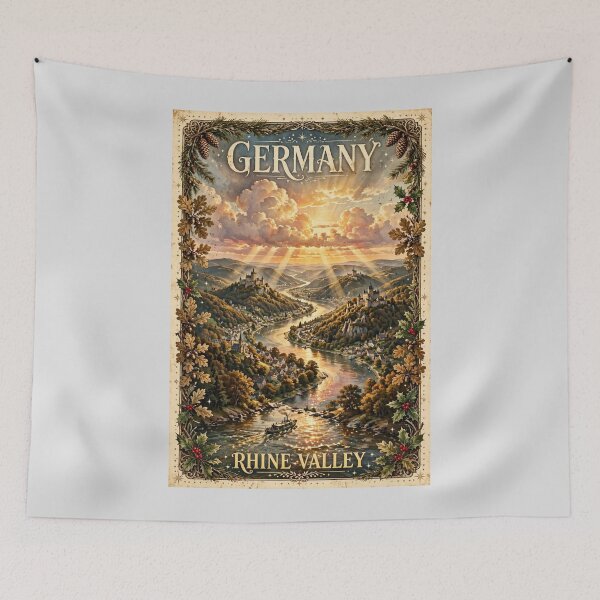 Item preview, Germany — Rhine Valley: Castles Along the River designed and sold by DibujandoPorfa.