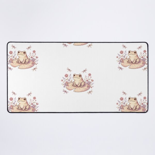 Item preview, Little Frog on a Lily Pad with Dragonflies designed and sold by Sweet Blob Co.