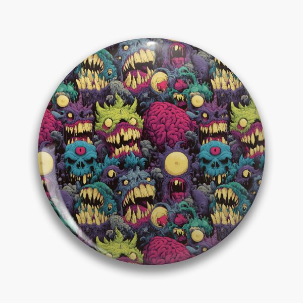 Item preview, Grotesque Cartoon Monster Graffiti Style Pattern designed and sold by Derek Gillette.