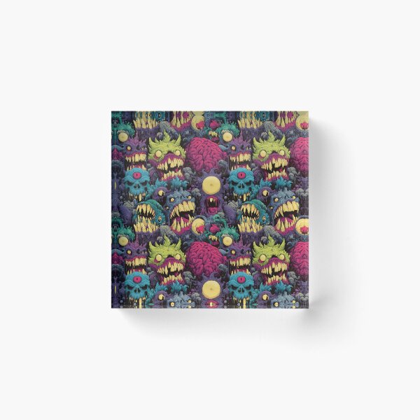 Item preview, Grotesque Cartoon Monster Graffiti Style Pattern designed and sold by Derek Gillette.