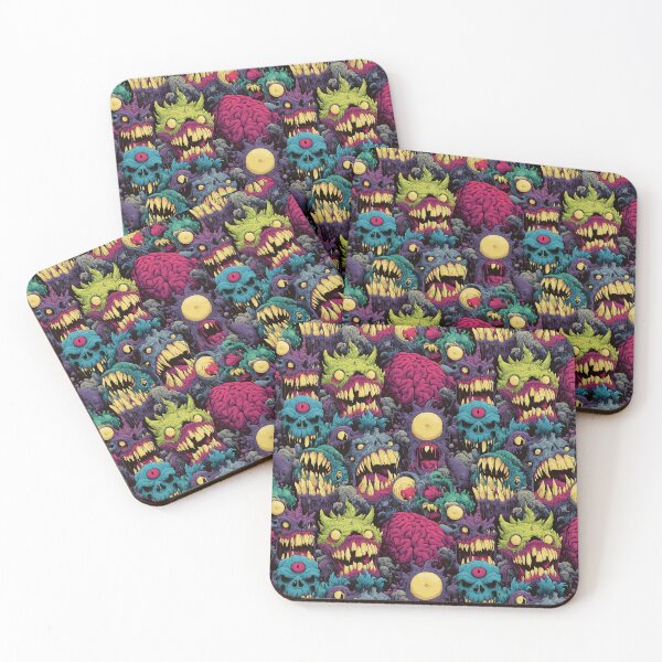 Item preview, Grotesque Cartoon Monster Graffiti Style Pattern designed and sold by Derek Gillette.