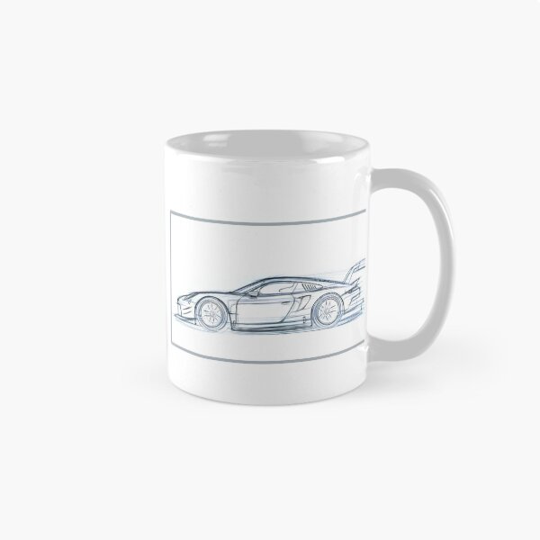 Item preview, stylish fast cool car sleek sketch designed and sold by Preciseprinter.
