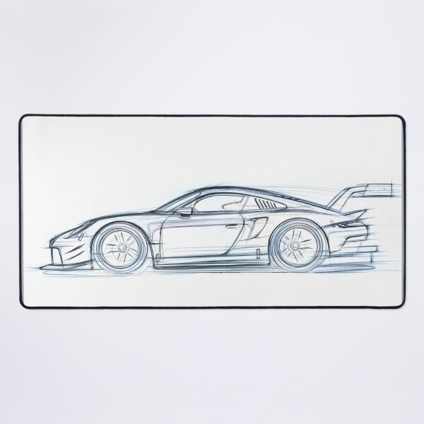 Item preview, stylish fast cool car sleek sketch designed and sold by Preciseprinter.