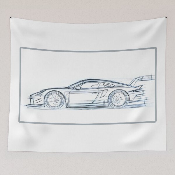 Item preview, stylish fast cool car sleek sketch designed and sold by Preciseprinter.