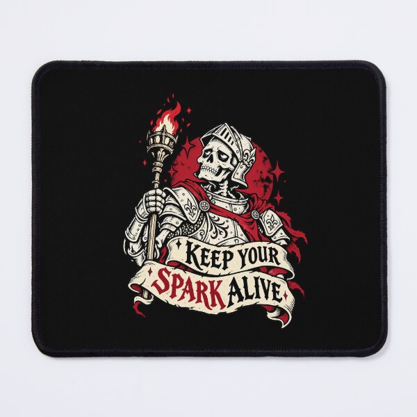 Item preview, Keep Your Spark Alive Skeleton Knight designed and sold by -DEEWOLF-.