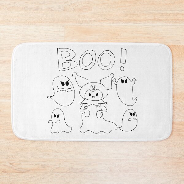 Item preview, Kuromi the Ghost (w/ Fluffbottom, Black Outline) designed and sold by WolfWhispersShop.