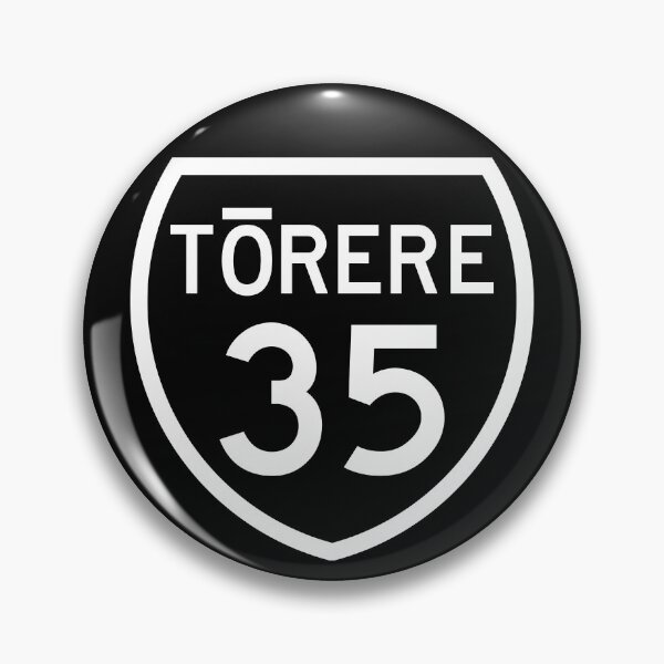 Item preview, Tōrere State Highway 35 – New Zealand Road Sign - Black designed and sold by MY NEW ZEALAND.