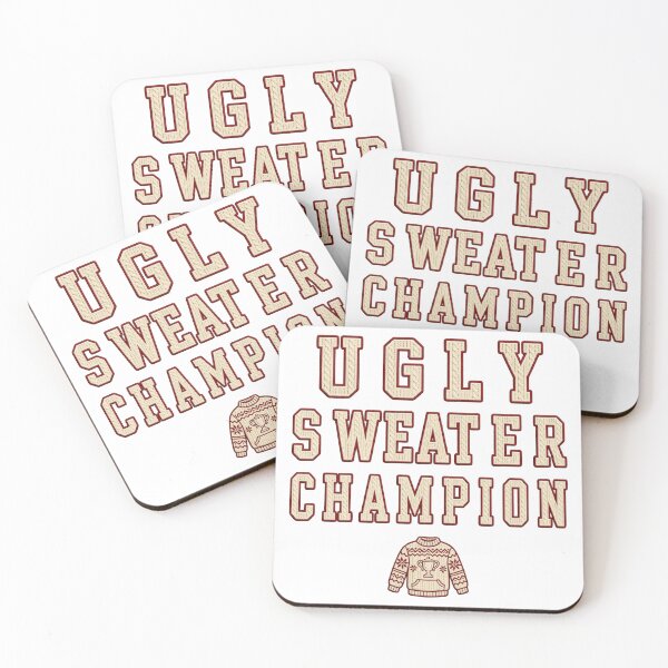 Item preview, Ugly Sweater Champion Funny Christmas Shirt designed and sold by KERK Art and Design.