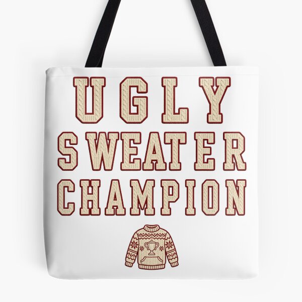 Item preview, Ugly Sweater Champion Funny Christmas Shirt designed and sold by KERK Art and Design.