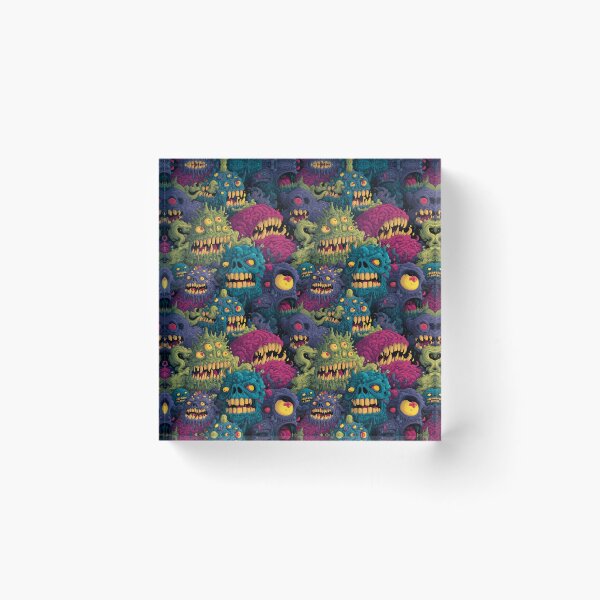 Item preview, Grotesque Cartoon Monster Graffiti Style Pattern designed and sold by Derek Gillette.