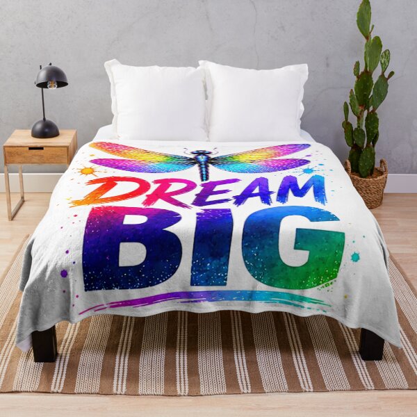 Item preview, 'Dream Big' Motivational Quote - Inspirational Design With Firefly designed and sold by DEC02.