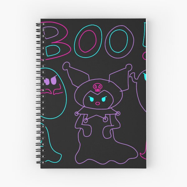 Item preview, Kuromi the Ghost (w/ Fluffbottom, Neon Outline) designed and sold by WolfWhispersShop.