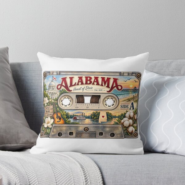 Item preview, Alabama Retro Cassette Tape designed and sold by Whimspired By Paxx.