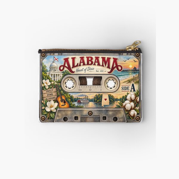 Item preview, Alabama Retro Cassette Tape designed and sold by Whimspired By Paxx.