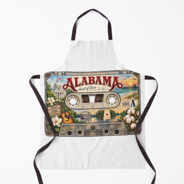 Item preview, Alabama Retro Cassette Tape designed and sold by Whimspired By Paxx.