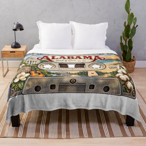 Item preview, Alabama Retro Cassette Tape designed and sold by Whimspired By Paxx.