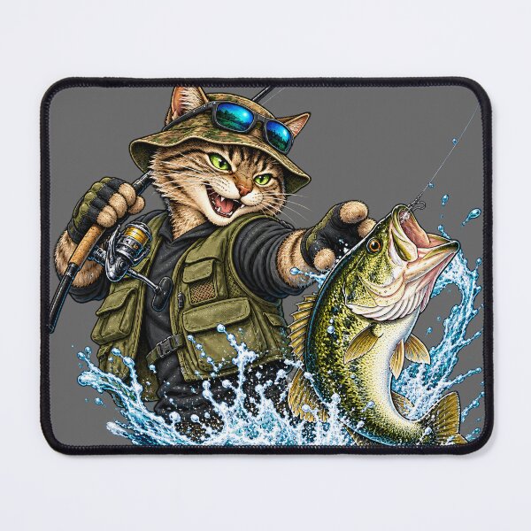 Item preview, Fishing Pro Cat Club designed and sold by Kikostas.