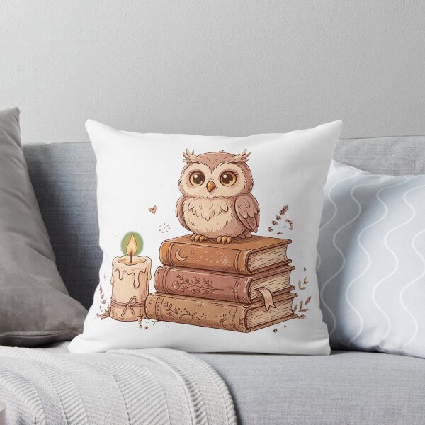 Item preview, Owl Reading by Candlelight Among Old Books designed and sold by Sweet Blob Co.