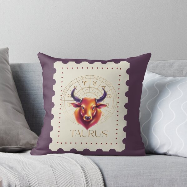 Item preview, Taurus Zodiac Stamp – Celestial Vintage Astrology Art designed and sold by CozyMuse.