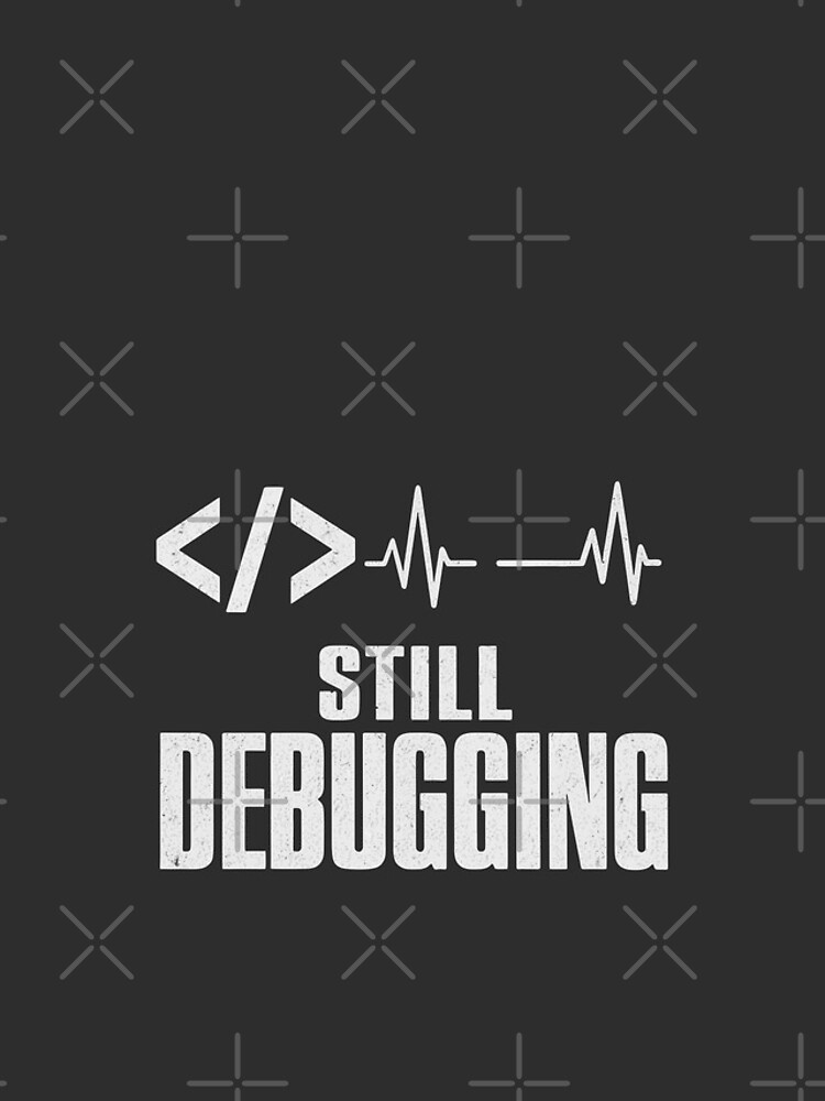 Thumbnail 4 of 4, iPhone Case, Still Debugging Code  designed and sold by fadilow.
