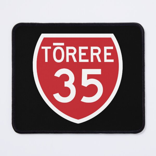 Item preview, Tōrere State Highway 35 – New Zealand Road Sign designed and sold by MY NEW ZEALAND.
