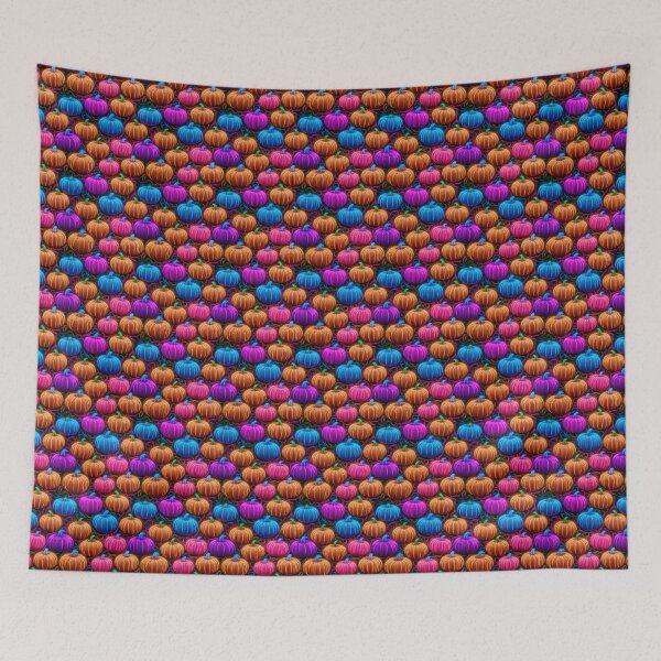 Item preview, Halloween Neon Pumpkin Pattern designed and sold by Derek Gillette.