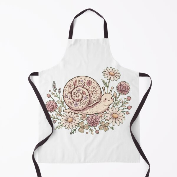 Item preview, Snail with a Floral Shell Among Wild Daisies designed and sold by Sweet Blob Co.