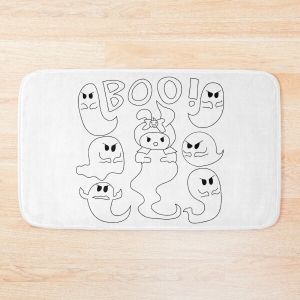 Item preview, My Melody the Ghost (w/ Tail, Black Outline) designed and sold by WolfWhispersShop.