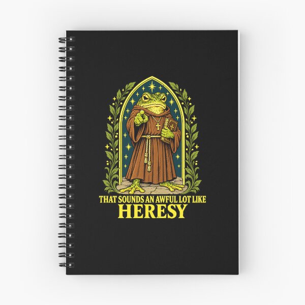 Item preview, That Sounds An Awful Lot Like Heresy Religious Frog designed and sold by elderberry.