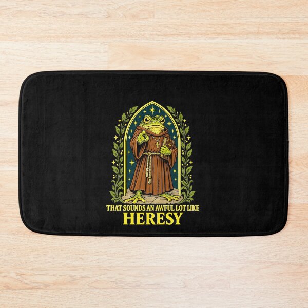 Item preview, That Sounds An Awful Lot Like Heresy Religious Frog designed and sold by elderberry.
