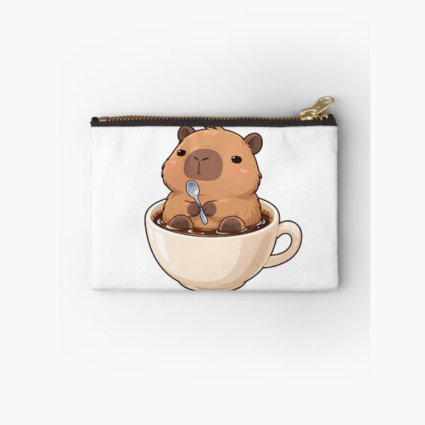 Item preview, Confused Capybara in a Coffee Cup – Cute Kawaii Animal designed and sold by VelvetArchives.