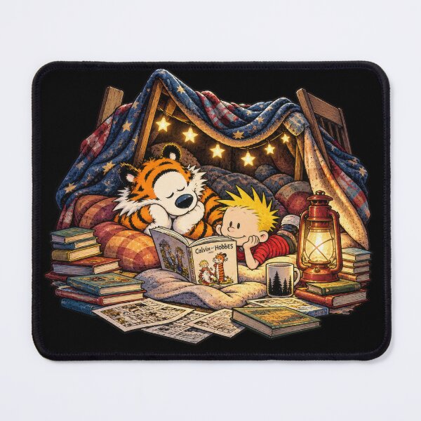 Item preview, Calvin and Hobbes Cozy Reading Night – Best Friends Blanket Fort Adventure designed and sold by Abidel.