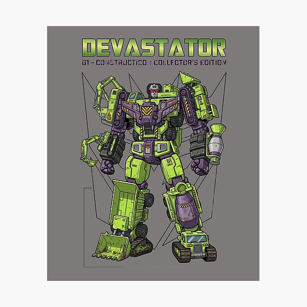 Item preview, Devastator G1 Robot Transformer Design-18 designed and sold by MarkPearys.