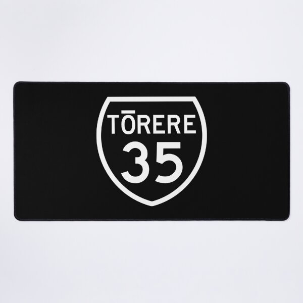 Item preview, Tōrere State Highway 35 – New Zealand Road Sign - Black designed and sold by MY NEW ZEALAND.