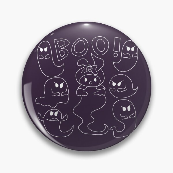 Artikelvorschau, My Melody the Ghost (mit Schwanz, weißer Umrandung) entworfen und verkauft von WolfWhispersShop.