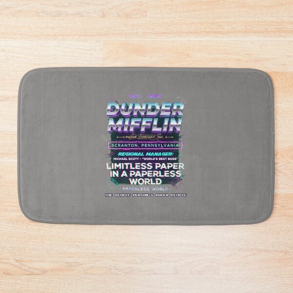 Item preview, Dunder Mifflin Office World's Best Boss Logo Tee-81 designed and sold by KeithHondliks.
